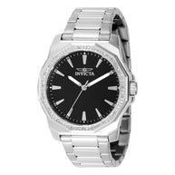 Invicta Men's 49103 Speedway Quartz 3 Hand Black Dial Watch