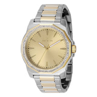 Invicta Men's 49106 Speedway Quartz 3 Hand Gold Dial Watch