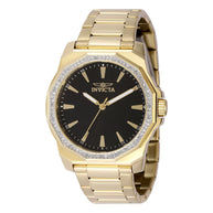 Invicta Men's 49107 Speedway Quartz 3 Hand Black Dial Watch