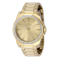 Invicta Men's 49108 Speedway Quartz 3 Hand Gold Dial Watch