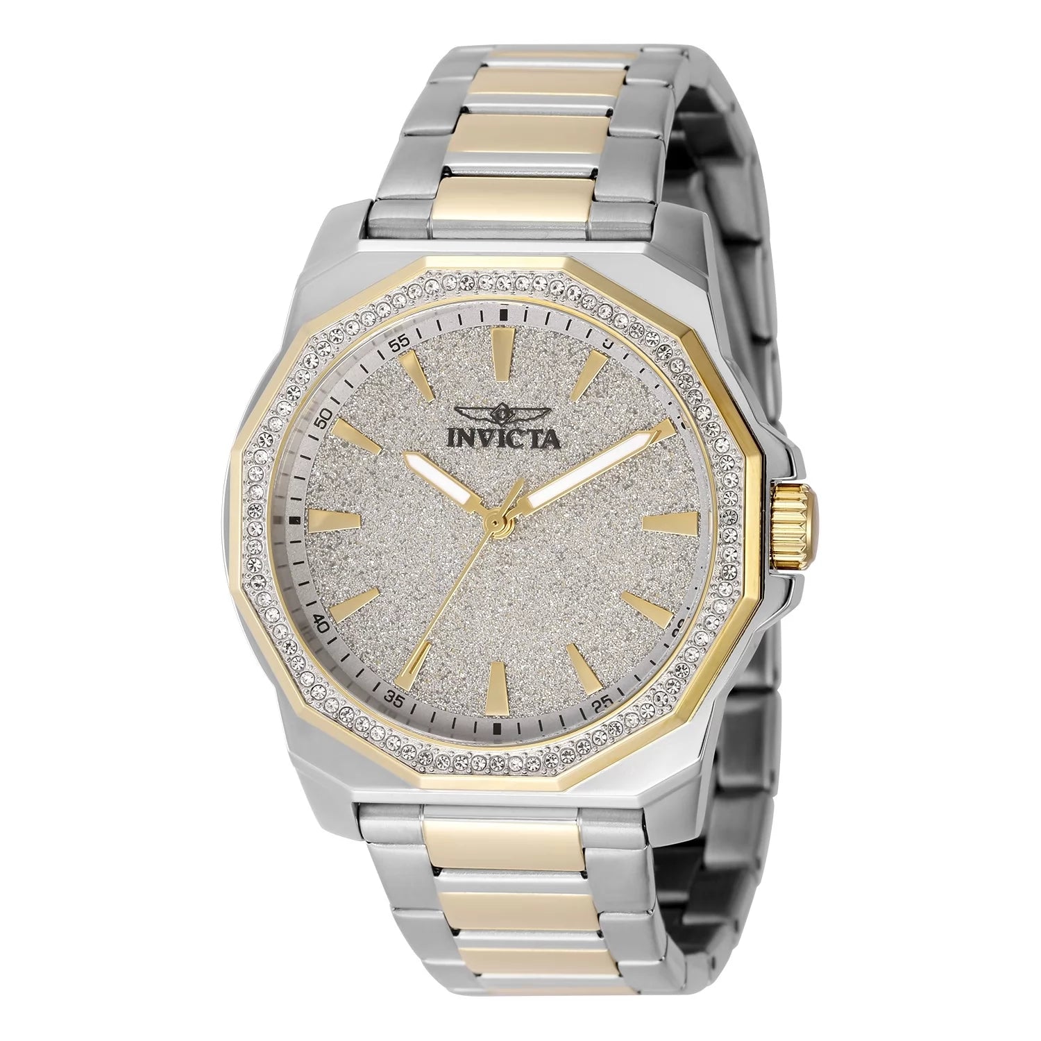 Invicta Men's 49126 Speedway Quartz 3 Hand Silver Dial Watch