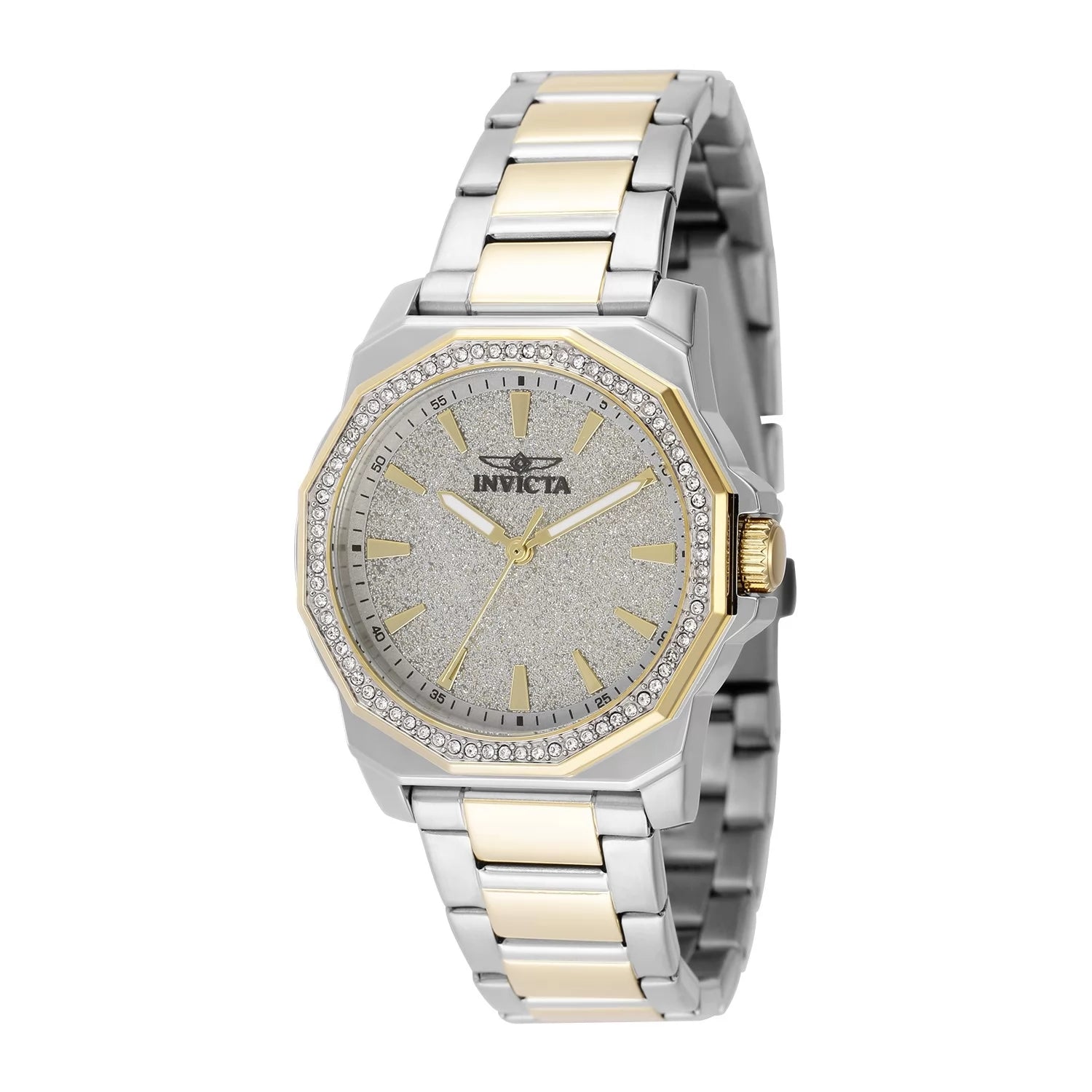 Women's 49129 Speedway  Quartz 3 Hand Silver Dial Watch