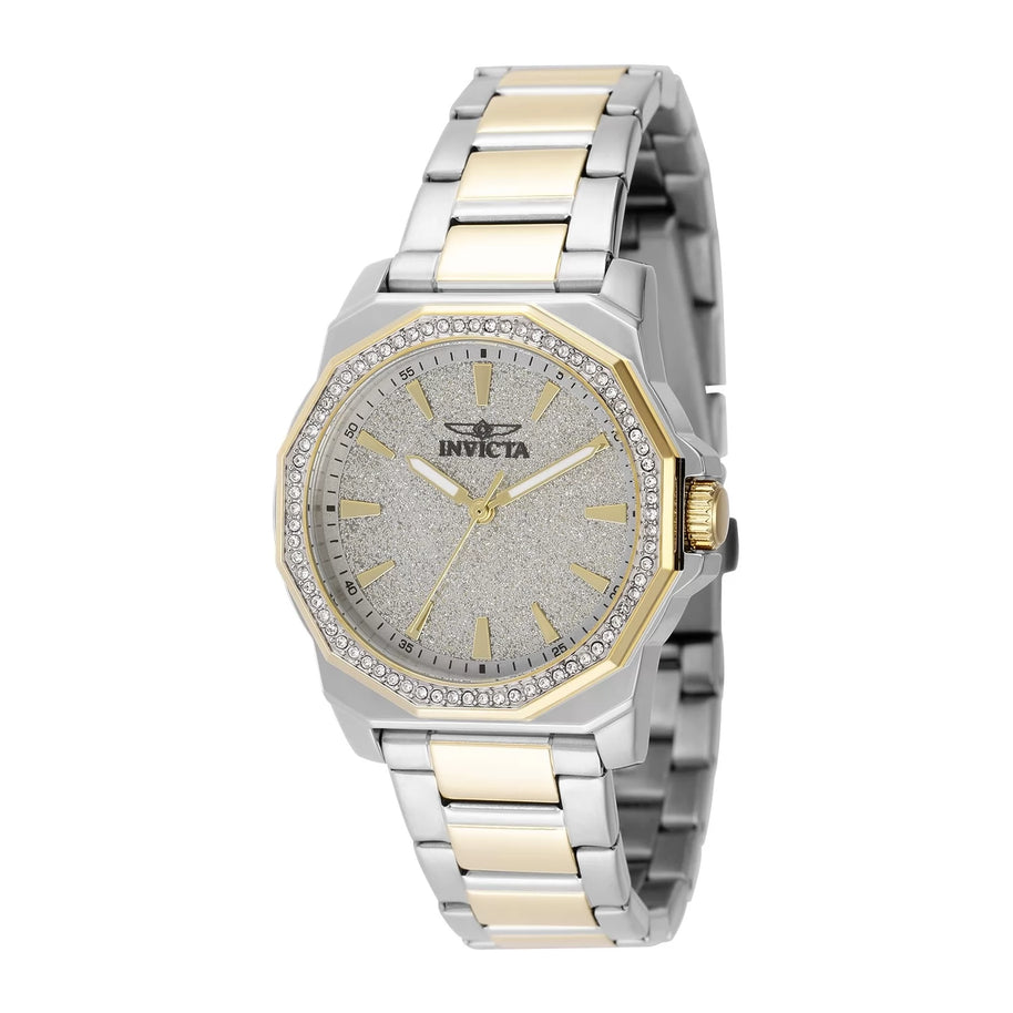 Women's 49129 Speedway  Quartz 3 Hand Silver Dial Watch