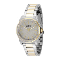 Women's 49129 Speedway  Quartz 3 Hand Silver Dial Watch