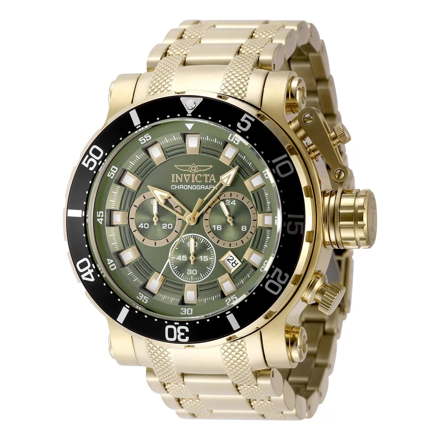 Invicta Men's 49227 Coalition Forces Quartz VD53 Green Dial Watch