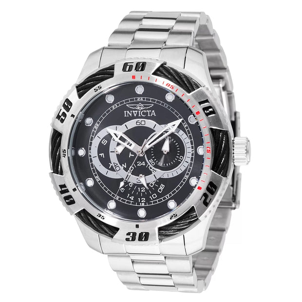 Invicta Men's 45755 Speedway Quartz Chronograph Black Dial Watch