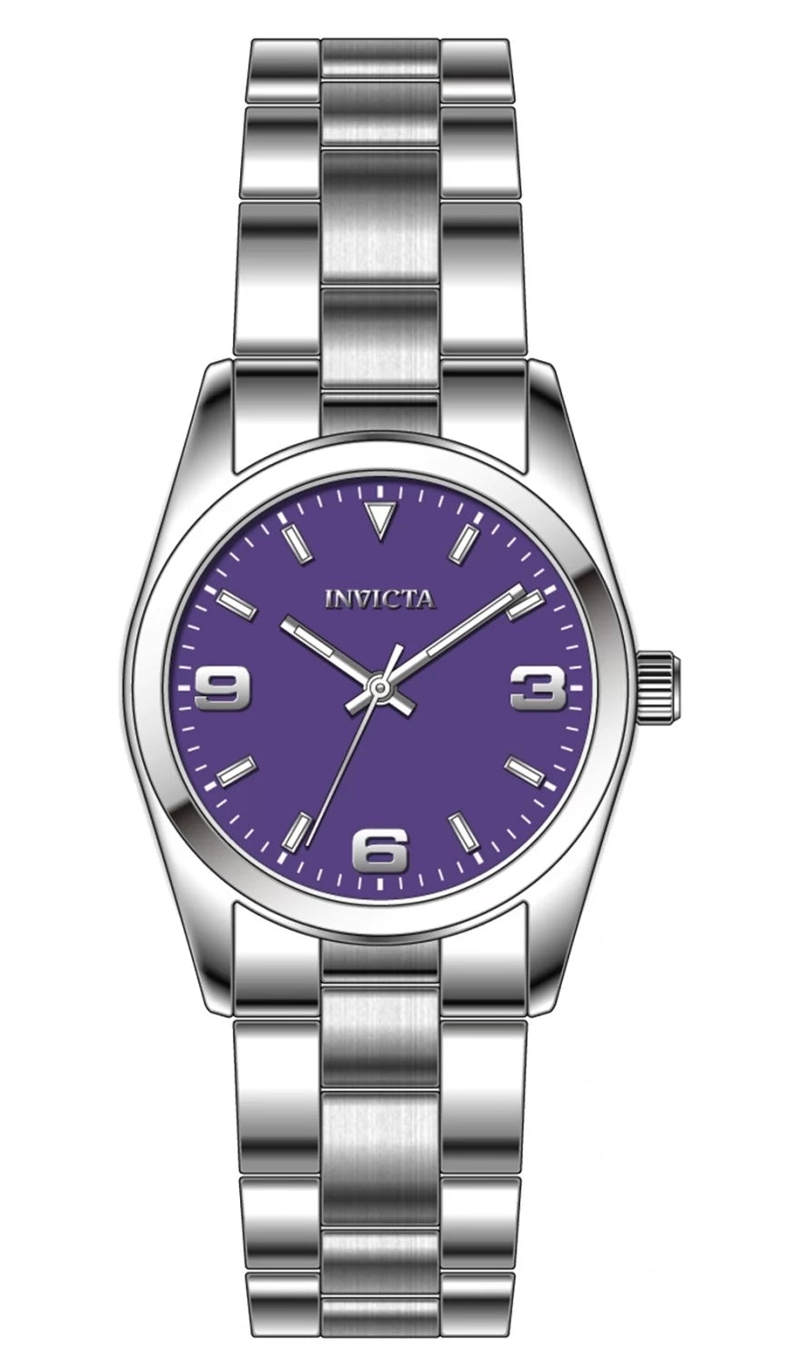 Invicta Women's 69187 Celestial Quartz PC21S Purple Dial Watch