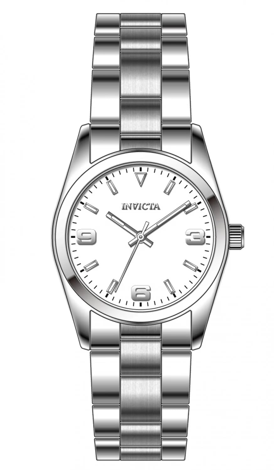 Invicta Women's 69189 Celestial Quartz PC21S Steel Dial Watch
