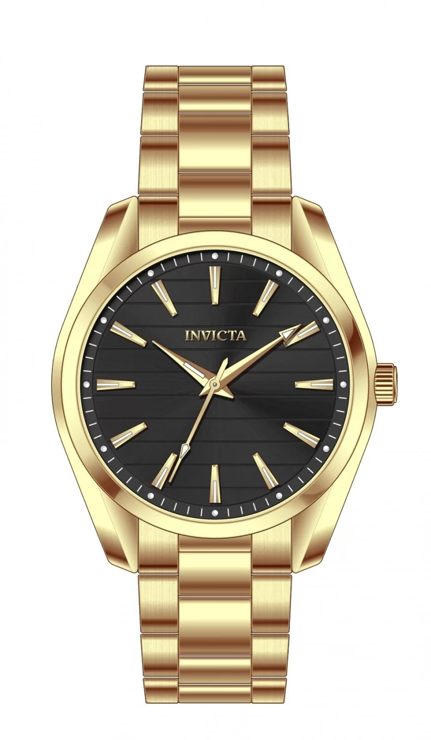 InvictaMen's 69193 Celestial Quartz PC21S Black Dial Watch