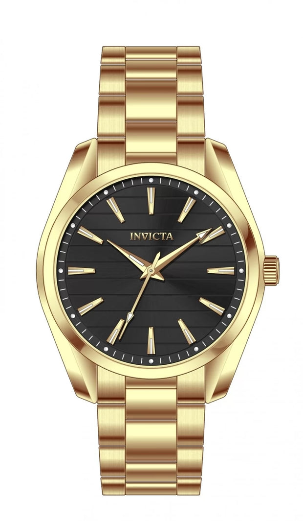 InvictaMen's 69193 Celestial Quartz PC21S Black Dial Watch