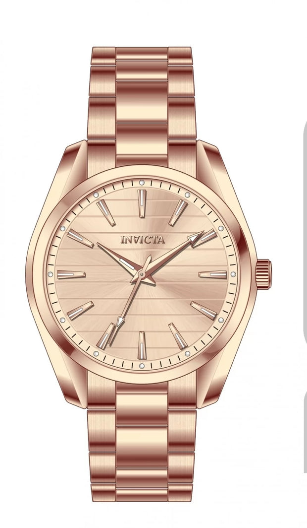 Invicta Men's 69196 Celestial Quartz PC21S Rose Gold Dial Watch
