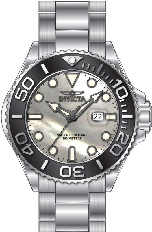 Invicta Men's 49153 Grand Diver Quartz PC32 White Dial Watch