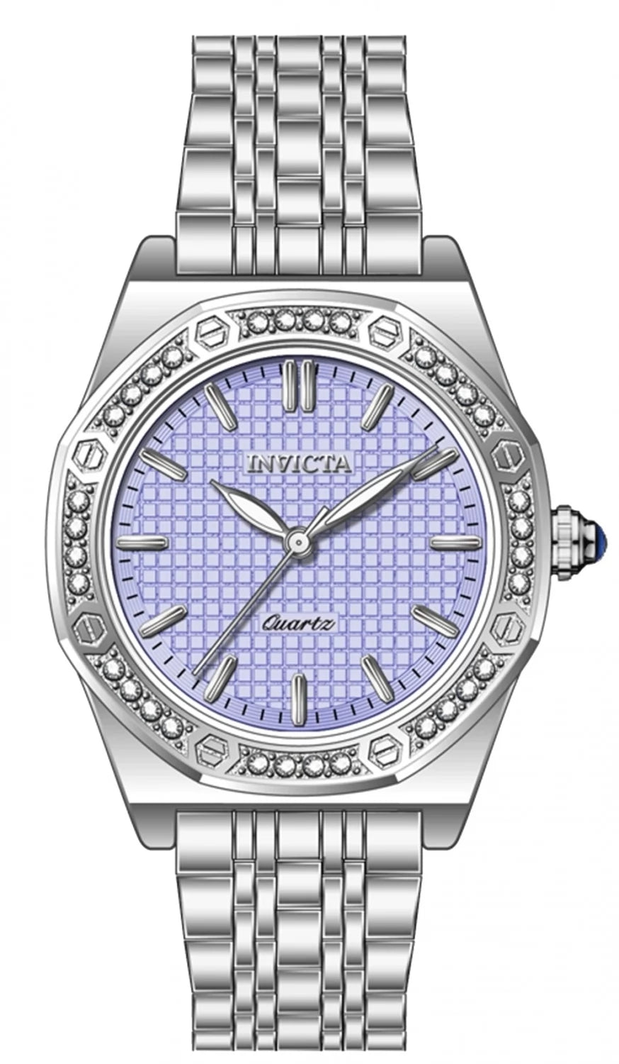 InvictaWomen's 69373 Wildflower Quartz PC21S Purple Dial Watch