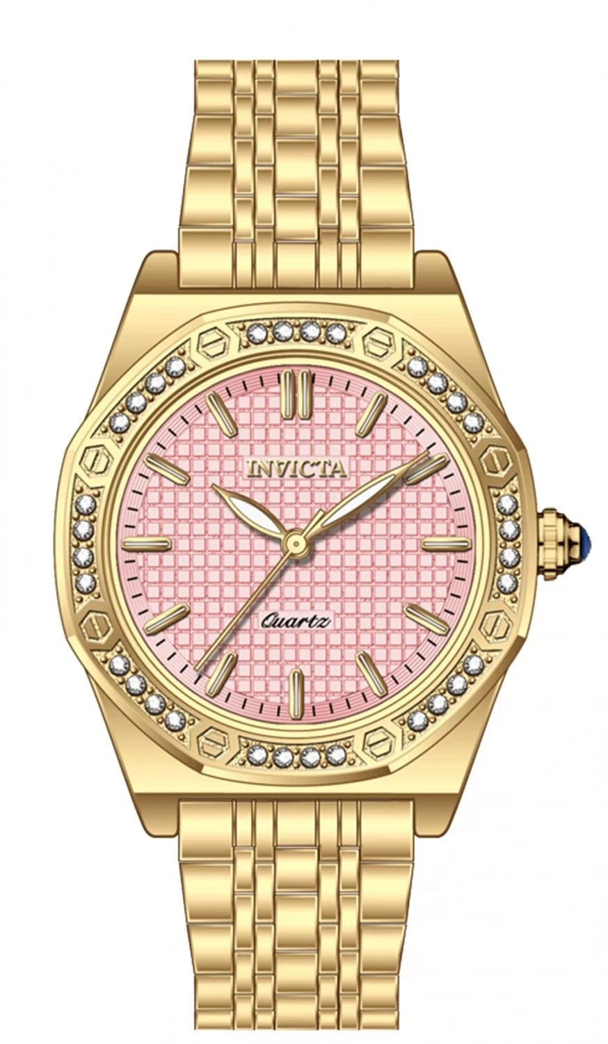 InvictaWomen's 69377 Wildflower Quartz PC21S Pink Dial Watch