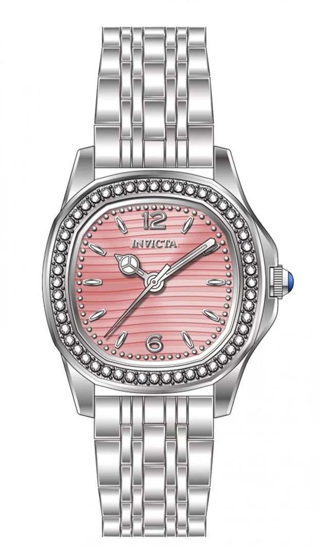 Invicta Women's 69395 Wildflower Quartz PC21S Pink Dial Watch