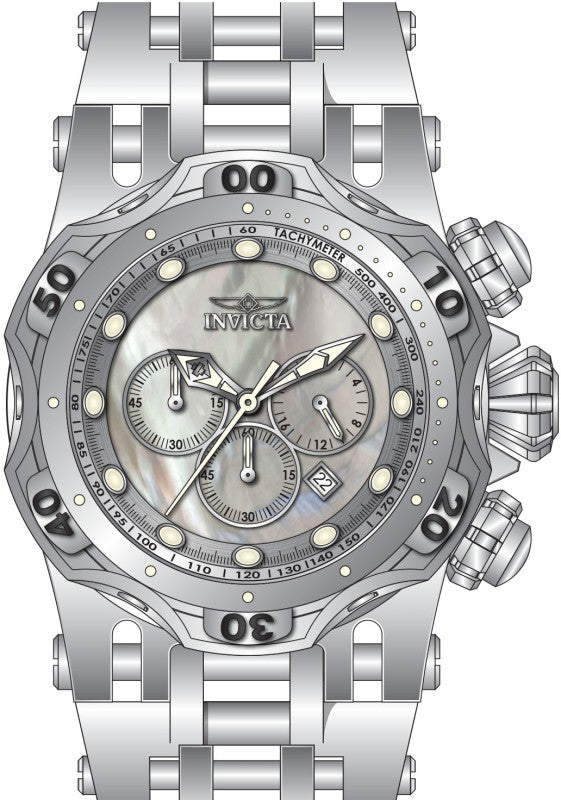 Invicta Men's 49169 Fusion Quartz VD53 White Dial Watch