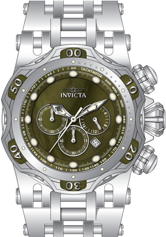 Invicta Men's 49170 Fusion Quartz VD53 Olive Green Dial Watch
