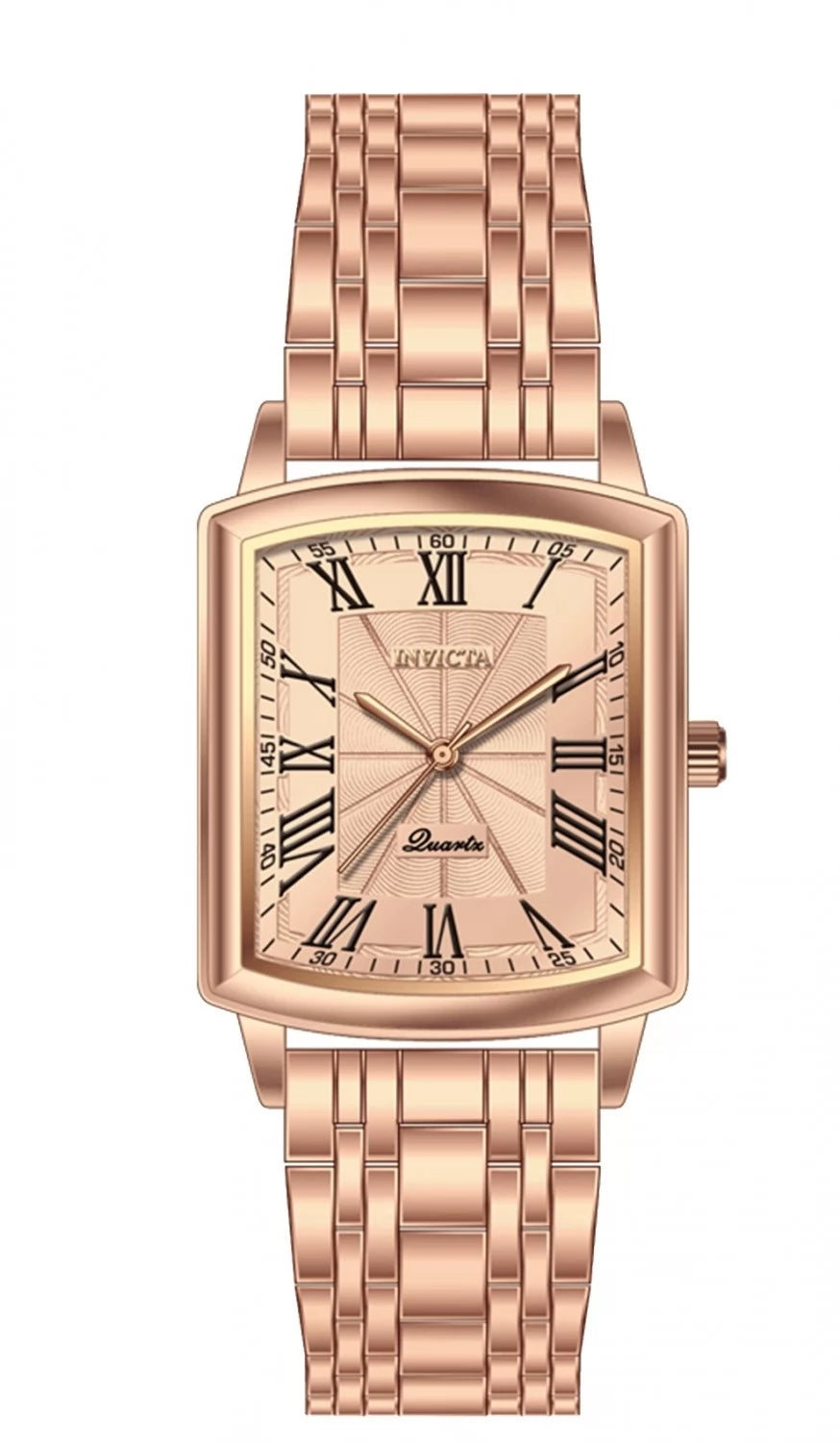 Invicta Women's 69148 Celestial Quartz PC21S Rose Gold Dial Watch