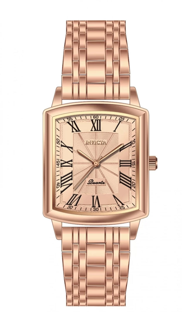Invicta Women's 69148 Celestial Quartz PC21S Rose Gold Dial Watch