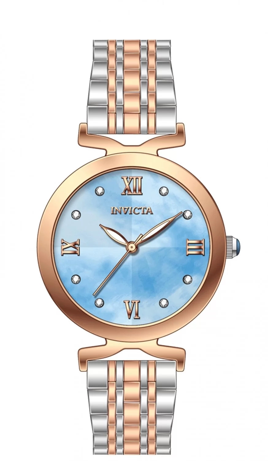 Invicta Women's 69315 Wildflower Quartz PC21S Light Blue Dial Watch
