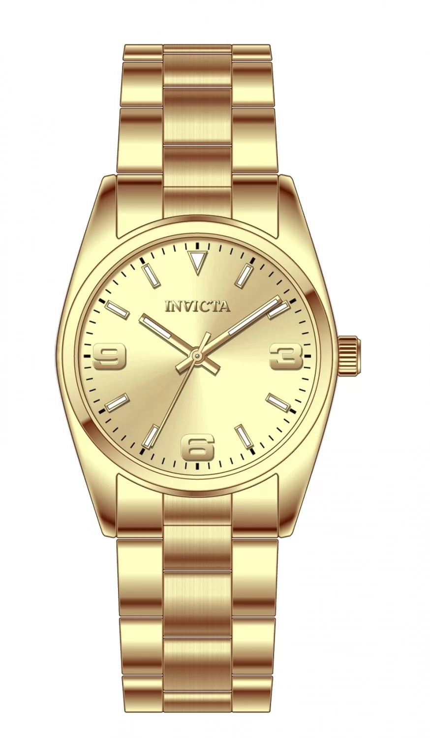 Invicta Men's 69175 Celestial Quartz PC21S Gold Dial Watch