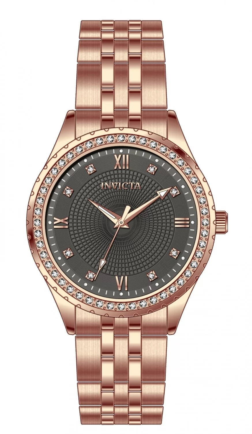 Invicta Women's 69222 Specialty Quartz PC21S Charcoal Dial Watch