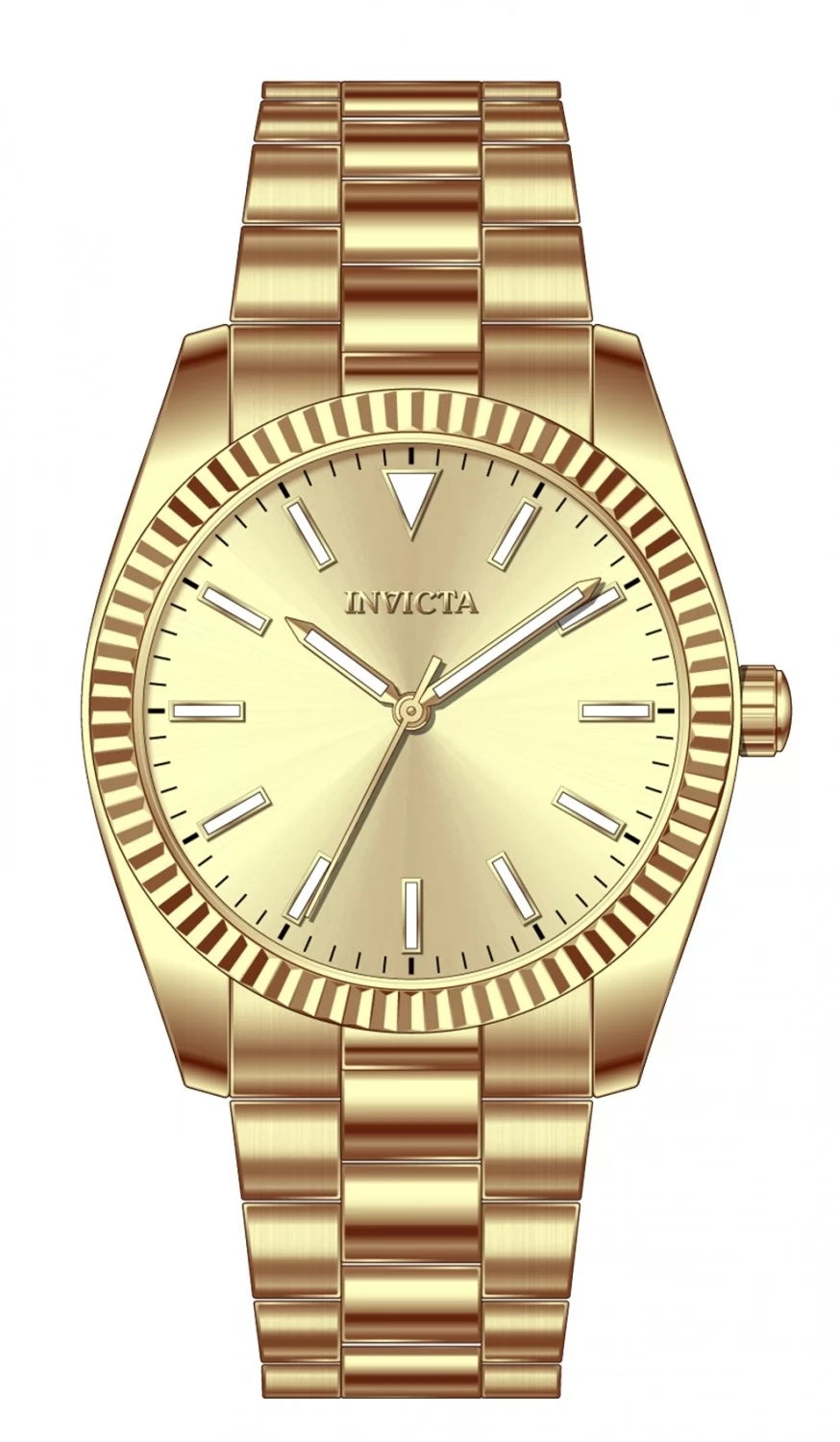 Invicta Men's 69245 Celestial Quartz PC21S Gold Dial Watch
