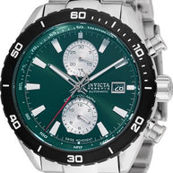Invicta Men's 49233 Reserve Automatic Chronograph Green Dial Watch