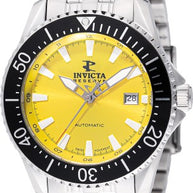 Invicta Men's 49236 Reserve Automatic 3 Hand Yellow Dial Watch