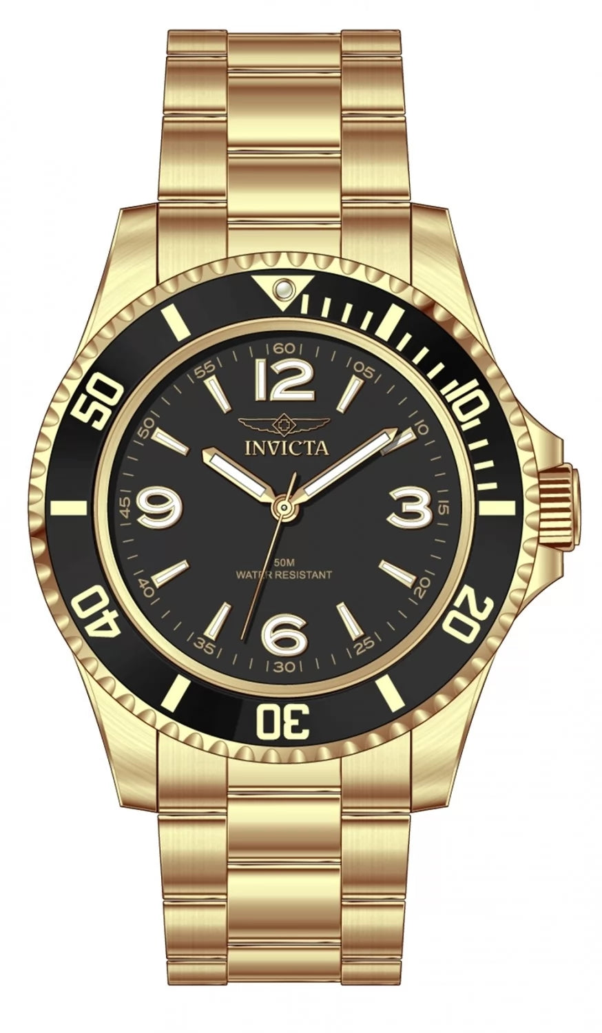 Invicta Men's 69475 Specialty Quartz PC21S Black Dial Watch