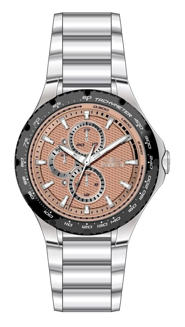 Invicta Men's 50102 Aviator Quartz VH67 Pink Dial Watch
