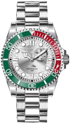 Invicta Men's 49276 Pro Diver Quartz Multifunction Silver Dial Watch