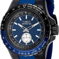Invicta Men's 49300 Aviator Quartz Multifunction Blue Dial Watch