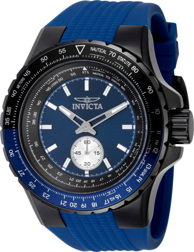 Invicta Men's 49300 Aviator Quartz Multifunction Blue Dial Watch
