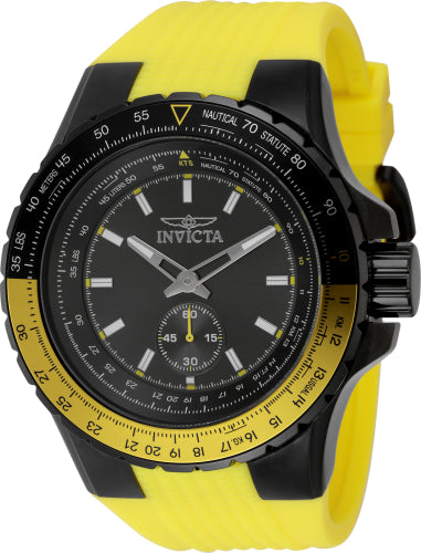 Invicta Men's 49301 Aviator Quartz Multifunction Gunmetal Dial Watch