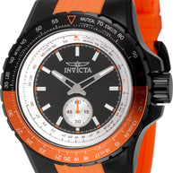 Invicta Men's 49303 Aviator Quartz Multifunction Black Dial Watch