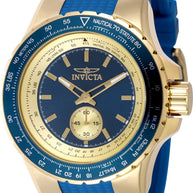 Invicta Men's 49307 Aviator Quartz Multifunction Blue Dial Watch