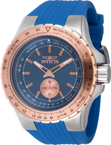Invicta Men's 49309 Aviator Quartz Multifunction Blue Dial Watch