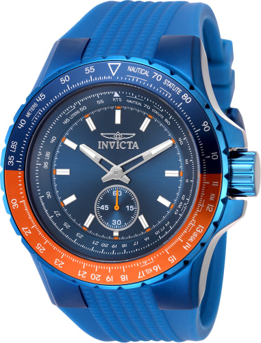 Invicta Men's 49310 Aviator Quartz Multifunction Blue Dial Watch