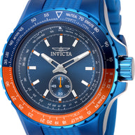 Invicta Men's 49310 Aviator Quartz Multifunction Blue Dial Watch