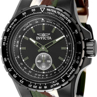 Invicta Men's 49320 Aviator Quartz Multifunction Black Dial Watch