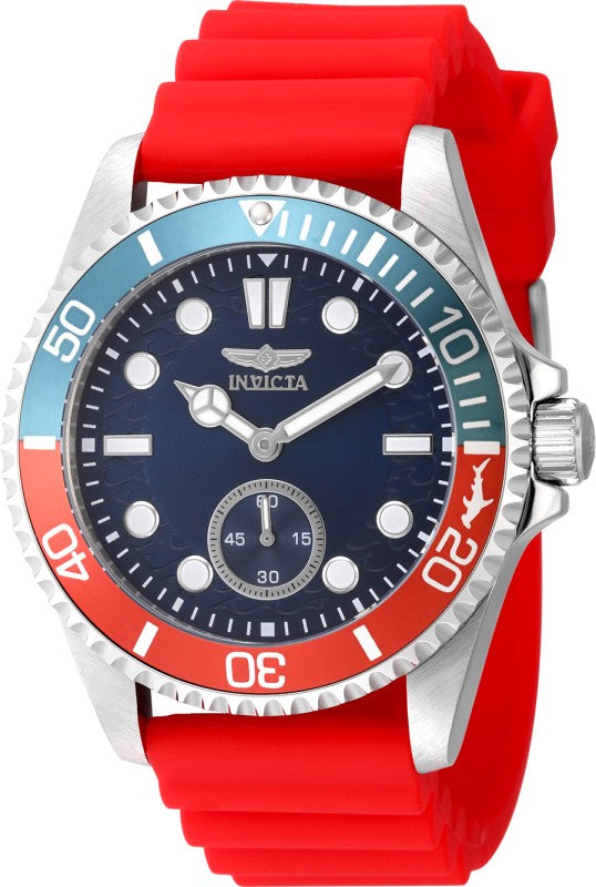 Invicta Men's 49340 Pro Diver Quartz VD78 Blue Dial Watch
