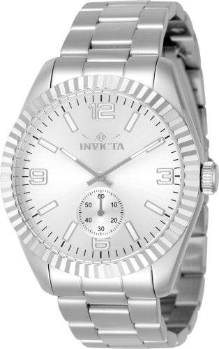 Invicta Men's 49356 Specialty Quartz Multifunction Silver Dial Watch
