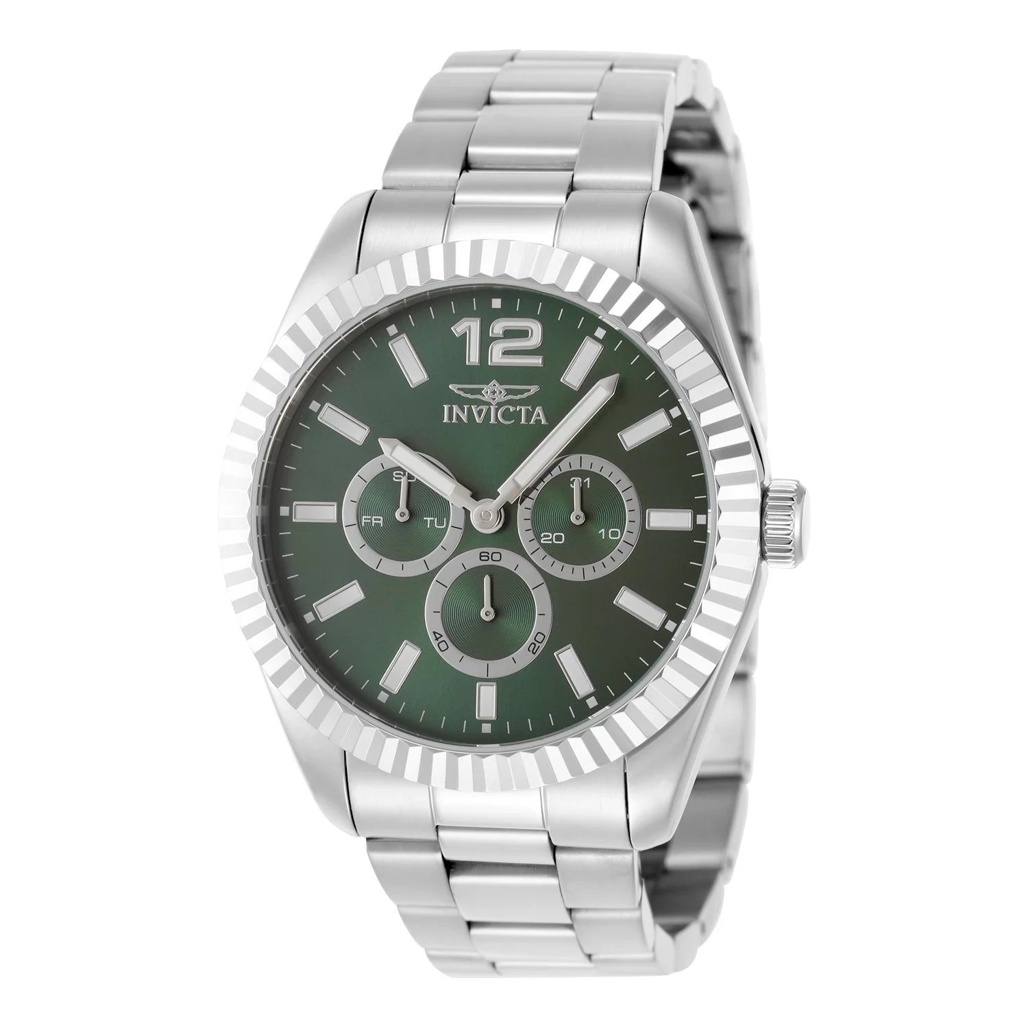 Invicta Men's 49514 Specialty  Quartz Chronograph Green Dial Watch