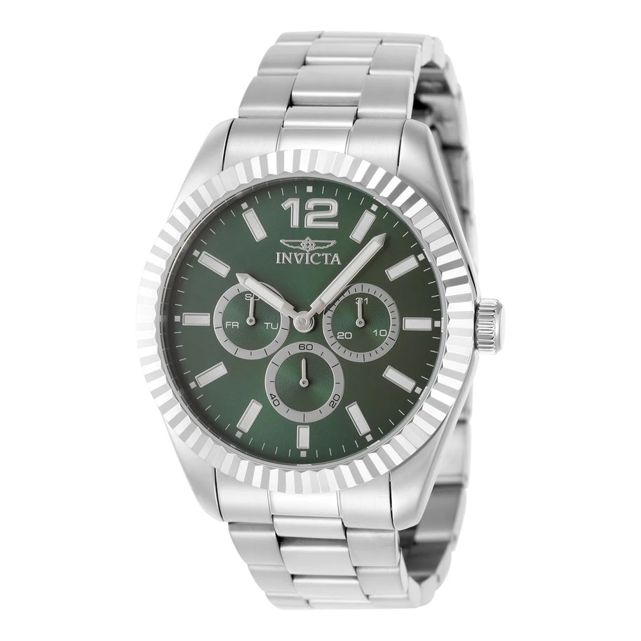 Invicta Men's 49514 Specialty  Quartz Chronograph Green Dial Watch
