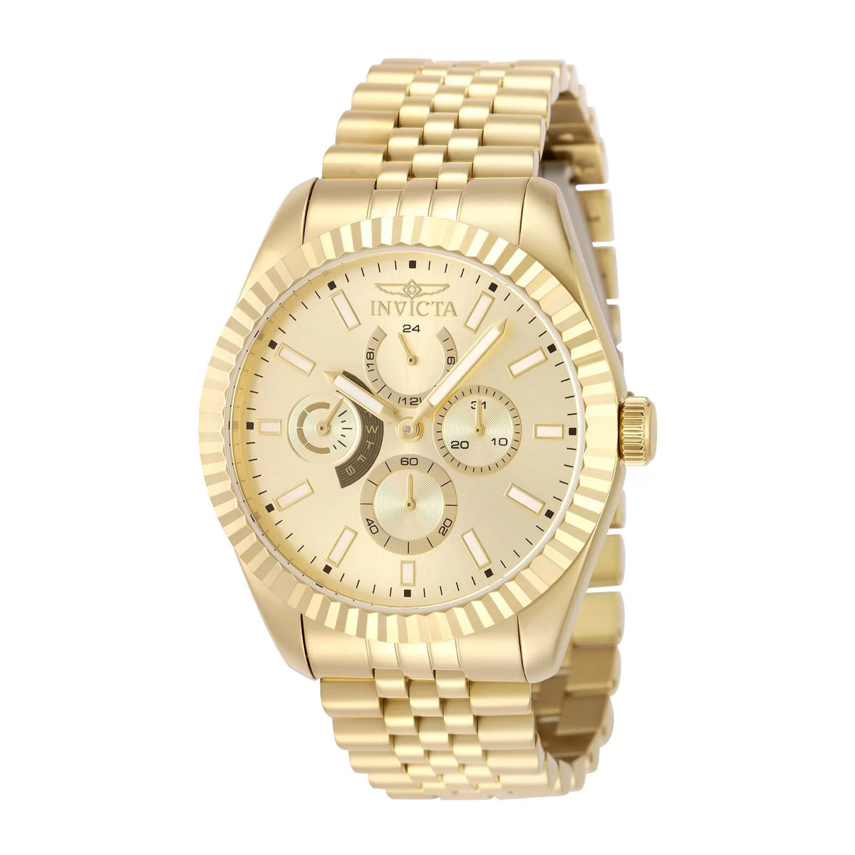 Invicta Men's 49542 Specialty Quartz VD84 Gold Dial Watch