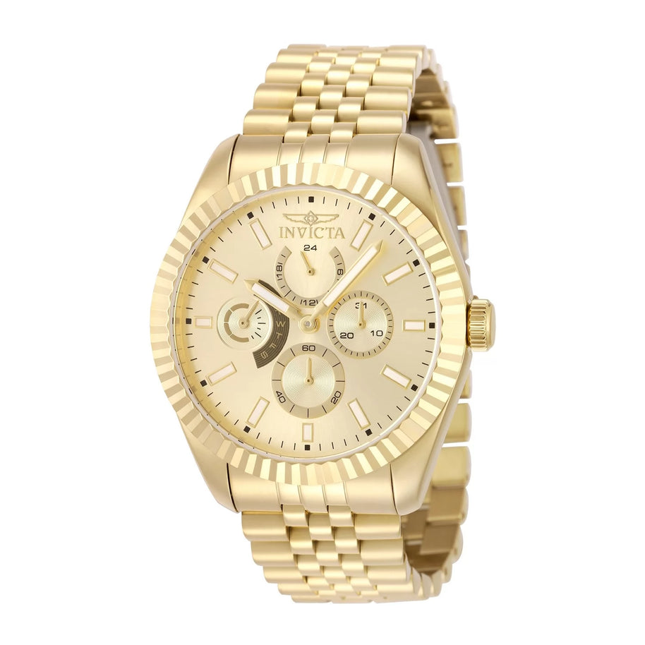 Invicta Men's 49542 Specialty Quartz VD84 Gold Dial Watch
