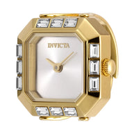 Invicta Women's 49587 Mini Quartz Silver Dial Ring Watch