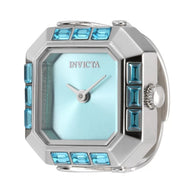 Invicta Women's 49579 Mini Quartz 2 Hand Tiffany Blue Dial Ring Watch