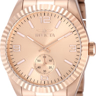 Invicta Men's 49393 Specialty Quartz 3 Hand Rose Gold Dial Watch